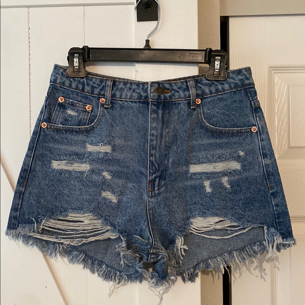 Denim Distressed Women Shorts